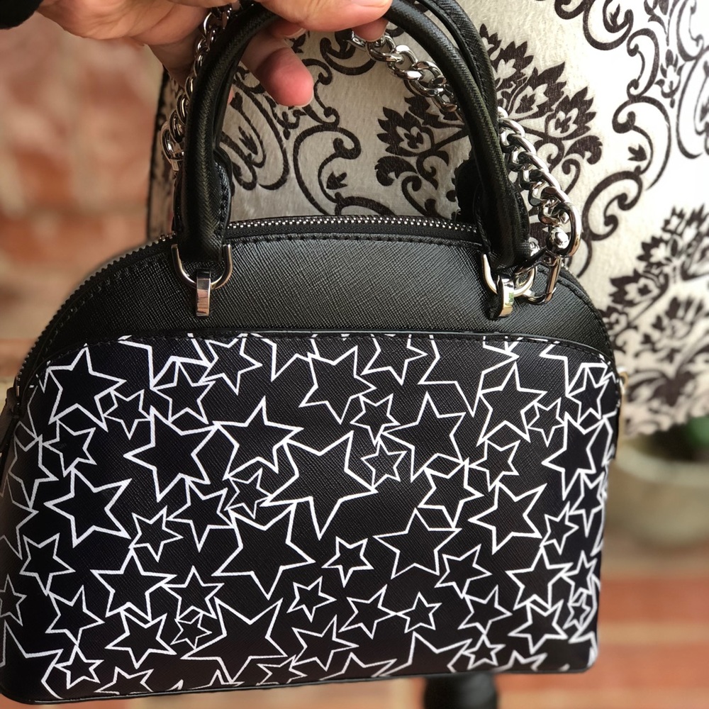 Michael kors Emmy small dome satchel Blk/wht bag - Picture 4 of 8